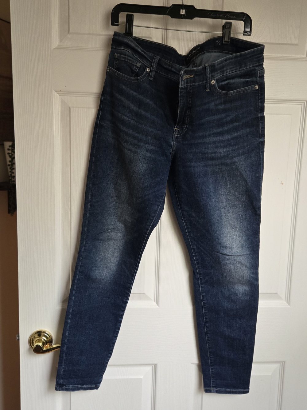 Lucky Brand Women's Skinny Jeans in Dark Blue Wash